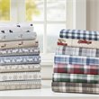 Woolrich 100 Percent Cotton Printed Queen Sheet Set in Red/Black Buffalo Check