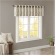 Madison Park Modern Polyester Cotton Rayon Fretwork Printed Valance in Beige