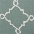 Madison Park Modern Polyester Cotton Rayon Fretwork Printed Valance in Seafoam