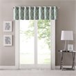 Madison Park Modern Polyester Cotton Rayon Fretwork Printed Valance in Seafoam