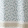 Madison Park Cotton Printed and Pieced Rod Pocket Valance in Blue