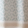 Madison Park Cotton Printed and Pieced Rod Pocket Valance in Blue