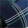 Mi Zone 100 Percent Polyester Peach Skin Printed Comforter Set in Blue