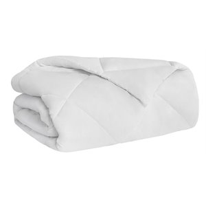 Sleep Philosophy 68&quot Polyester Microfiber Oversize Comforter in White