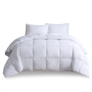 True North by Sleep Philosophy 108x96&quot Microfiber Oversize Comforter in White