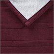 Serta Polyester Fabric Fleece to Sherpa Heated Electric Throw in Red