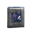Serta Polyester Fabric Microlight Heated Electric Throw in Gray