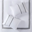 510 Design Powell 8-Piece Modern Fabric Embroidered Comforter Set - White