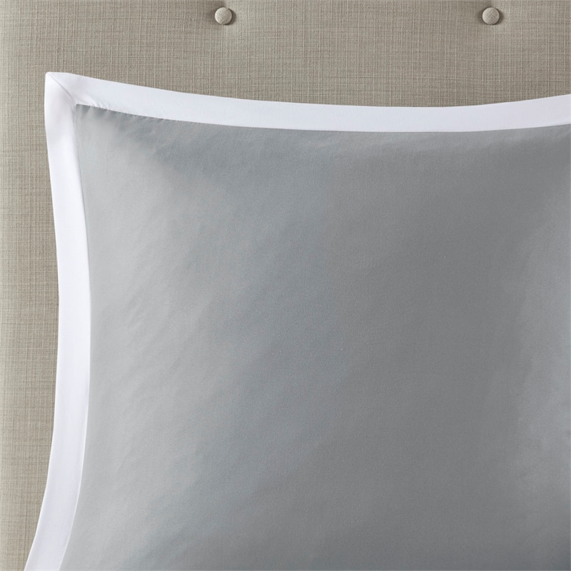 510 design powell 8-piece fabric embroidered comforter set - white