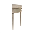 Martha Stewart Crestview Traditional Wood Storage Console Table in Gray