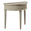 Martha Stewart Crestview Traditional Wood Storage Console Table in Gray