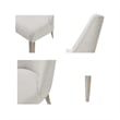Martha Stewart Winfield Upholstered Dining chair Set of 2 in Ivory