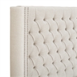 Madison Park Amelia Upholstery Headborad in Cream