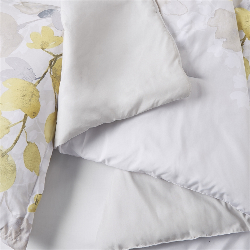 Madison Park Essentials Alexis Fabric Comforter Set with Bed Sheets in Yellow