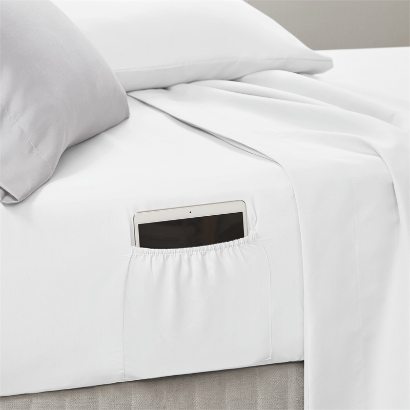 Madison Park Essentials Alexis Fabric Comforter Set with Bed Sheets in Yellow