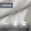 Madison Park Vienna 7-Piece Transitional Cotton Printed Comforter Set in Black
