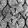 Madison Park Vienna 7-Piece Transitional Cotton Printed Comforter Set in Black