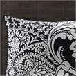 Madison Park Vienna 7-Piece Transitional Cotton Printed Comforter Set in Black