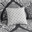 Madison Park Vienna 6-Piece Cotton Reversible Coverlet Set in Black