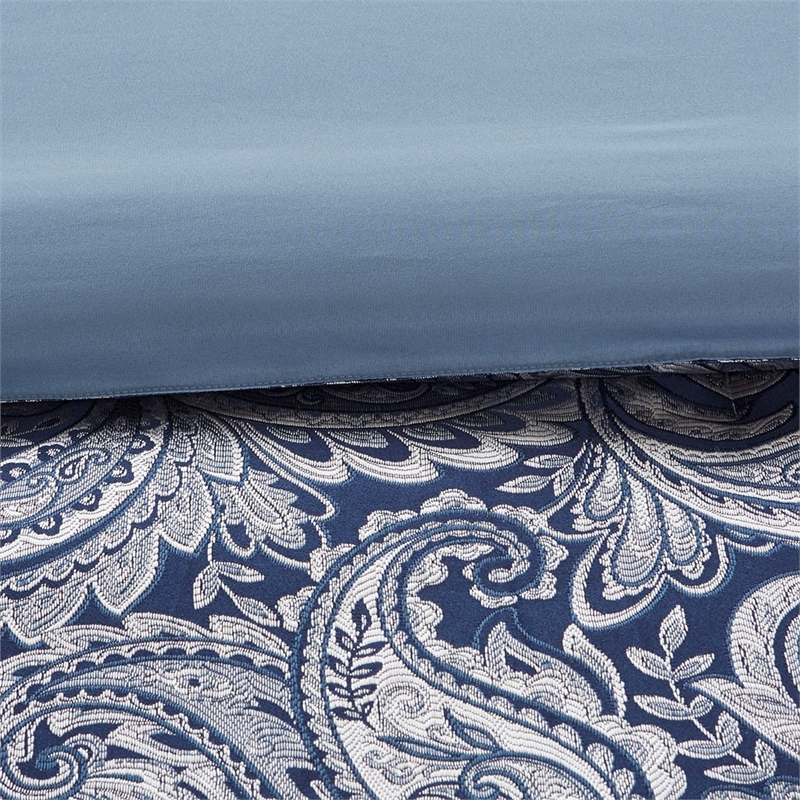 Madison Park Aubrey 12 Piece Complete Bed Set in Navy