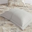 Madison Park Beacon 7 Piece Textured Cotton Blend Comforter Set in Gray