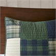 Woolrich Mill Creek Oversized Cotton Quilt Set in Green