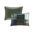 Woolrich Mill Creek Oversized Cotton Quilt Set in Green