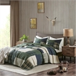 Woolrich Mill Creek Oversized Cotton Quilt Set in Green
