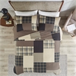 Woolrich Winter Hills Oversized Cotton Quilt Set in Tan