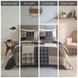 Woolrich Winter Hills Oversized Cotton Quilt Set in Tan