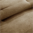 Madison Park Boone 7 Piece Faux Suede Comforter Set in Brown