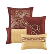 Madison Park Essentials Brystol 24 Piece Room in a Bag in Red
