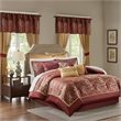 Madison Park Essentials Brystol 24 Piece Room in a Bag in Red