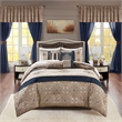 Madison Park Essentials Delaney 24 Piece Room In a Bag in Navy