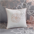 Madison Park Lola Comforter Set in Grey/Blush