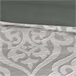 Madison Park Odette 8 Piece Jacquard Comforter Set in Silver