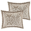 Madison Park Odette 8 Piece Jacquard Comforter Set in Tan
