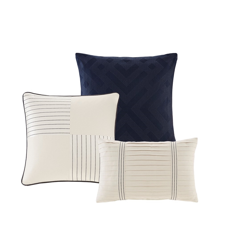Madison Park Signature Farmhouse Comforter Set in Blue