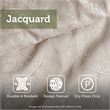 Madison Park Signature Grace 9 Piece Geometric Jacquard Comforter Set in Taupe