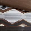 Woolrich Bitter Creek Oversized Comforter Set in Grey/Brown