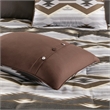 Woolrich Bitter Creek Oversized Comforter Set in Grey/Brown