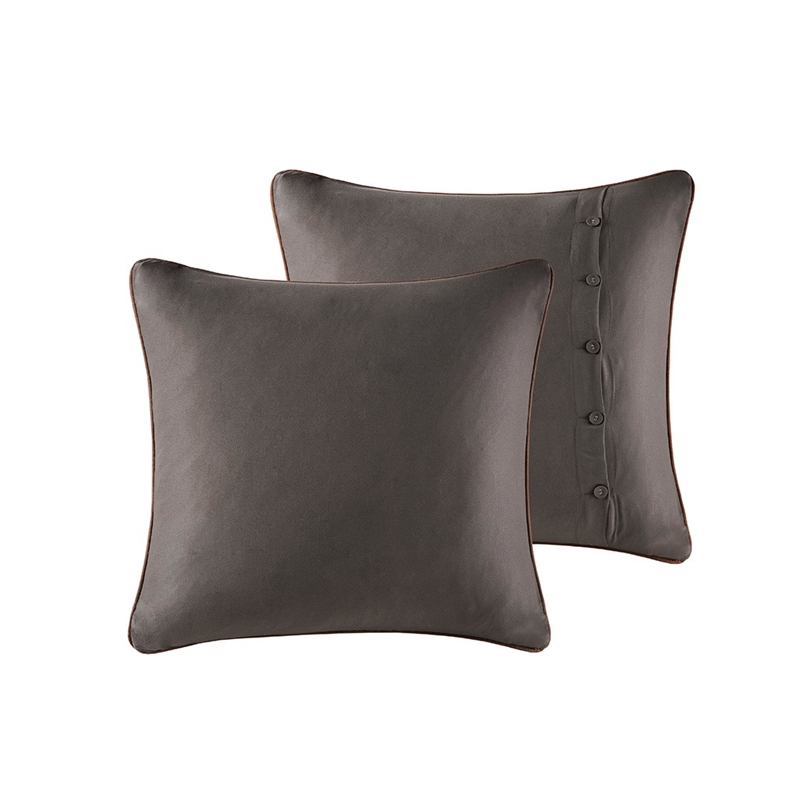 Woolrich Bitter Creek Oversized Comforter Set in Grey/Brown