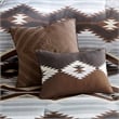 Woolrich Bitter Creek Oversized Comforter Set in Grey/Brown