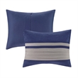 Madison Park Palmer 7 Piece Comforter Set in Blue