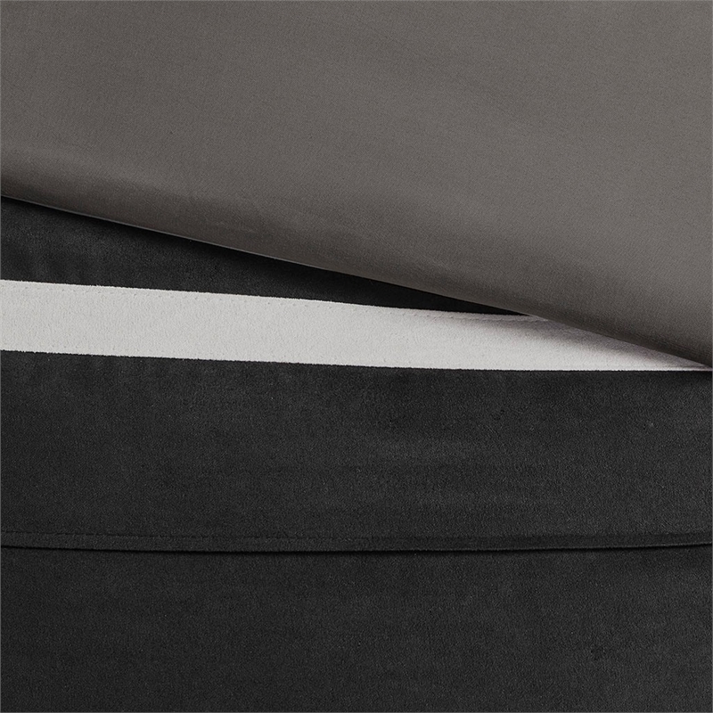 Madison Park Palmer 7 Piece Comforter Set in Black