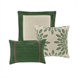 Madison Park Palmer 7 Piece Comforter Set in Green