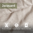 Madison Park Rhapsody 7 Piece Jacquard Comforter Set in Grey/Taupe