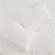 Madison Park Viola 3 Piece Tufted Cotton Chenille Damask Comforter Set