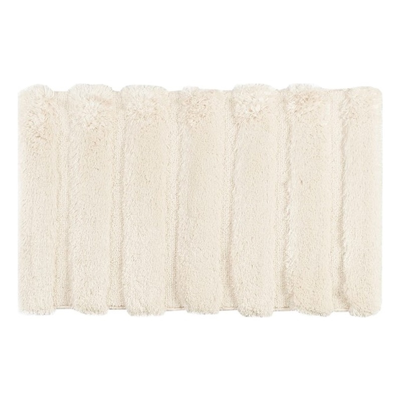 Madison Park Tufted Pearl Channel Rug in Wheat
