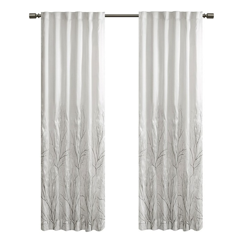 Madison Park Andora Window Curtain in White